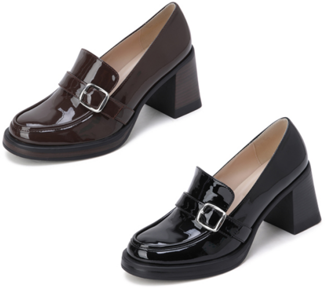 금강제화 FAIR LADY 여성 가보시 로퍼 힐 2종 택1 RICPUC4978WFAIF