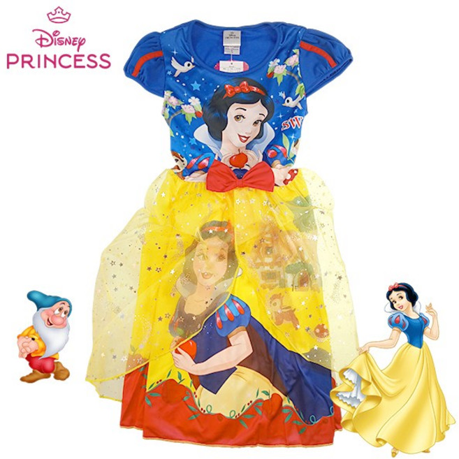 정품 디즈니 백설공주 옷 샤 여아 원피스 옷