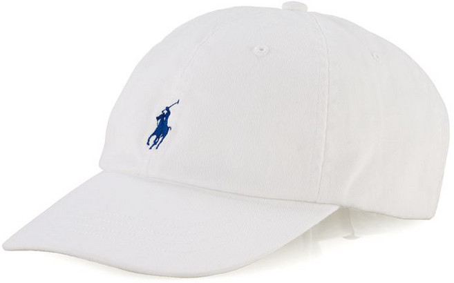 Polo Ralph Lauren 남성용 클래식 치노 모자 - White 249006