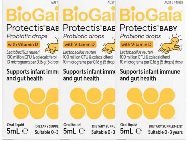 바이오가이아 프로텍티스 베이비 드롭 비타민D, 2개, 5ml