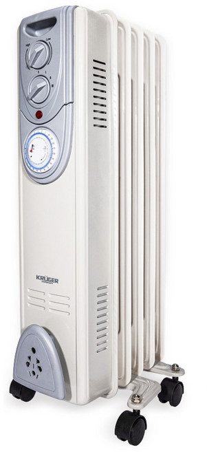 Kruger 사용하기편리한 타이머형 전기라디에이터 5핀 1010W동파방지히터 라지에이터 욕실히터, 단품