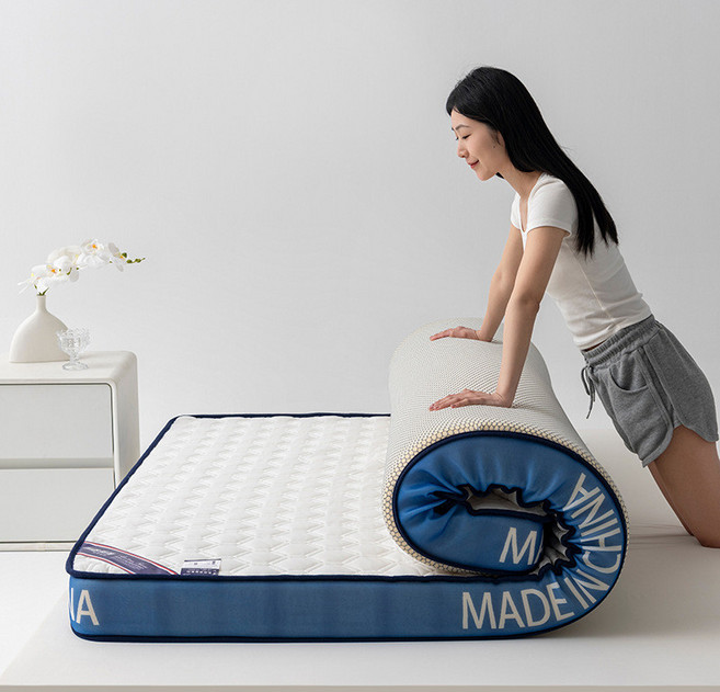 乳膠 租房/傢用地鋪 學生宿舍榻榻米軟墊, 乳膠字母款 雲端白色9cm,150*190cm 雙人床墊