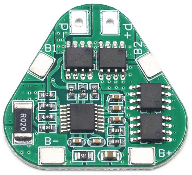 3S 12V 18650 리튬 배터리 보호 보드 11.1V 12.6V 과충전 과버 방전 보호 8A 3 셀 팩 리튬 이온 BMS, 하나, 초록, 1개