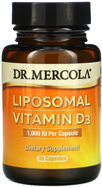 닥터머콜라 리포솜 비타민 D3 1 000IU 30캡슐 콜레칼시페롤, 기본, 1개, 30정 - 쿠팡