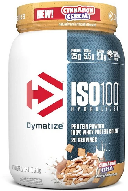 DYMAT 매트IZE DyMAT 매트ize ISO100 가수분해 단백질 파우더 100% 분리 유청 단백질 25g BCAA 5.5g 글루텐 프리 빠른 흡수 쉬운 소화, 610g, 1개 - 쿠팡