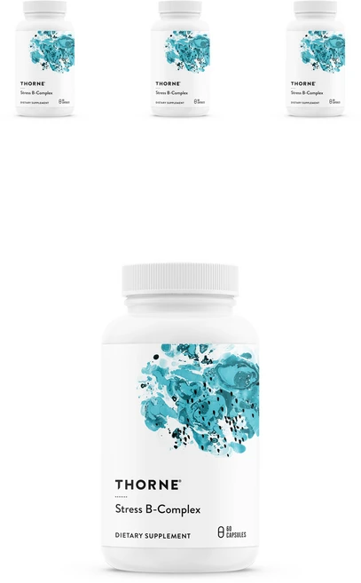 쏜리서치 스트레스 B-컴플렉스 캡슐, 60정, 4개 - 쿠팡