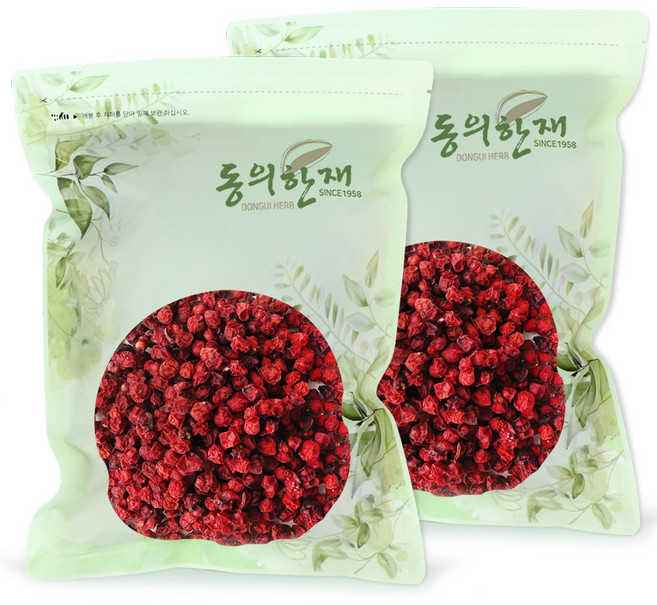 동의한재 최상품 문경 건오미자, 300g, 2개