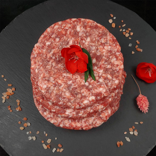 한우 떡갈비패티 130g 10장 수제햄버거 함박스테이크, 1세트