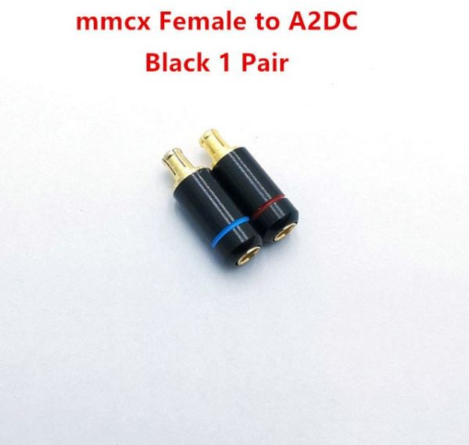 Mmcx 암-A2DC/ 0.78mm 2 핀 맞춤형 범용 소켓 mmcx 케이블 어댑터 개, B-mmcx to A2DC 1pair, 03 B-mmcx to A2DC 1pair, 1개