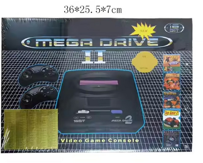 Sega Mega Drive 2 구식 MD 게임 콘솔용 레트로 16비트 비디오 콘솔5가지 다른 종류의 포함, 1) EU Version