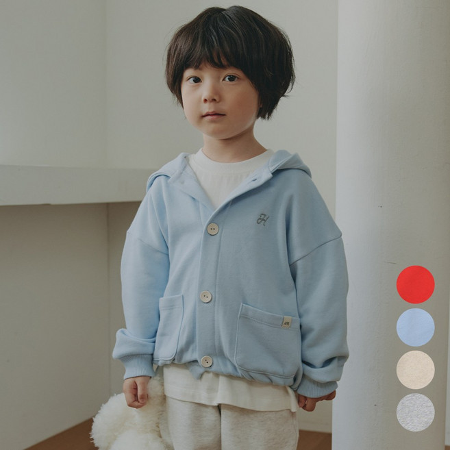 [해피버스] 캐주얼후드 가디건(2)