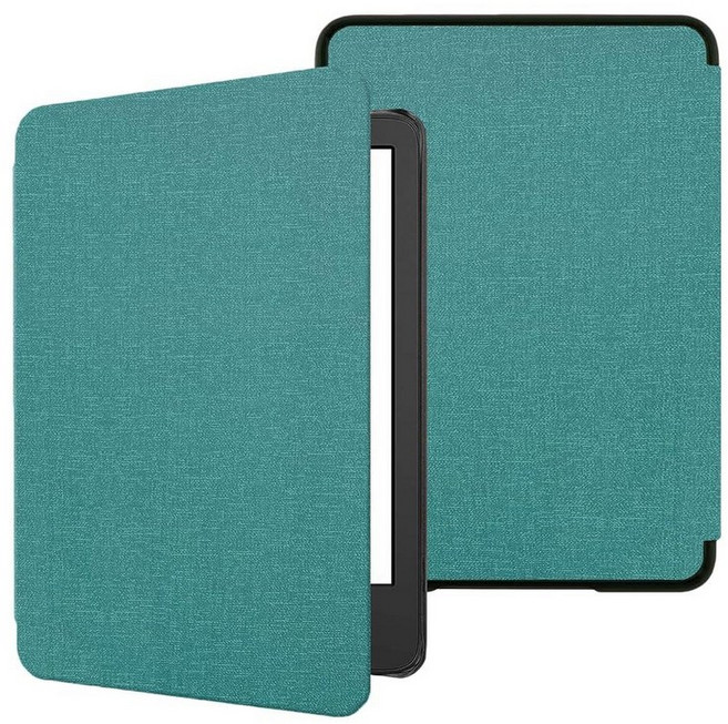 Plobors Kindle 6인치 디스플레이 E-리더기(11세대 2024년 출시)용 케이스 자동 웨이크/슬립 기능이 있는 부드러운 PU 가죽 커버 LG 6인치 휴대폰과 호, 색상 F