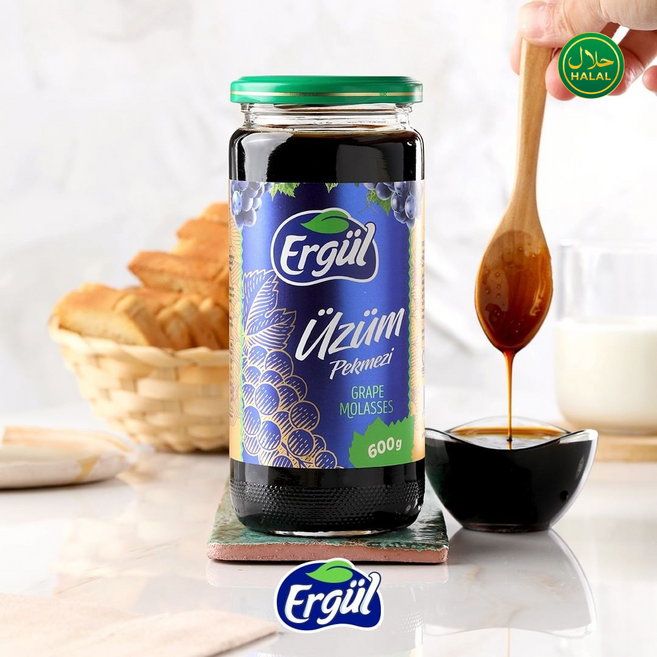 순 포도 당밀 튀르키예 Pure Grape Molasses Turkiye, 2개, 600g