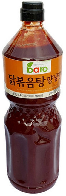 바로 닭볶음탕 양념장 2.15kg 닭도리탕 양념 소스, 1개