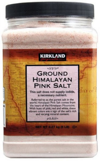 Kirkland Himalayan Pink Salt 커클랜드 히말라얀 핑크소금 대용량 2.27kg, 1개