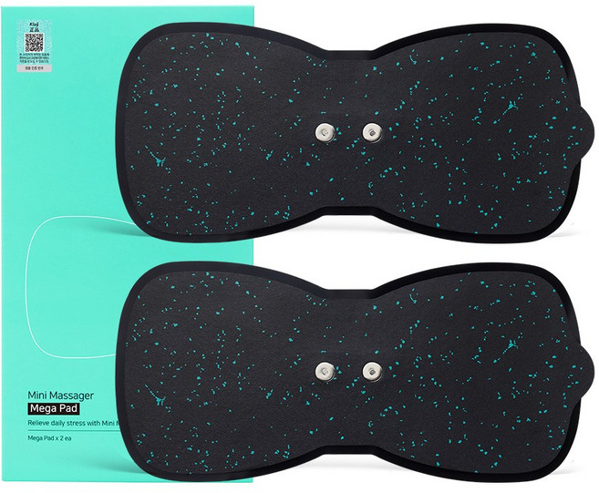 클럭 미니 마사지기 대왕 패드 2p, SP-308-pd-04, mx(다크혼합)