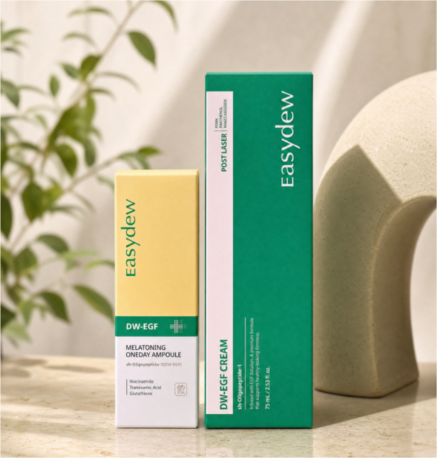 대웅제약 이지듀 DW-EGF 멜라토닝 원데이앰플 기미앰플 잡티 미백앰플 15ml+ DW-EGF 크림 75ml, 1개, 90ml