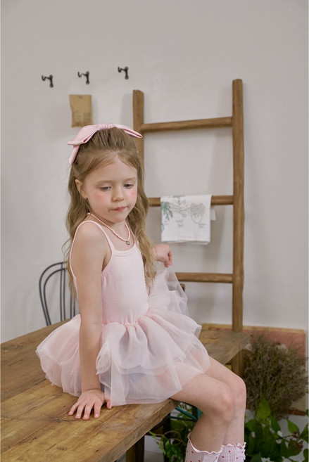 BERRY BERRY 베리베리 발레리나 롱 튜튜 티셔츠 (2 Colors) 아동용 여아 드레스