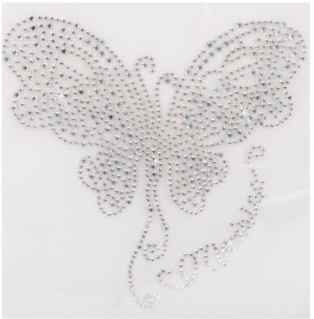 아클라 핫픽스 모티브 디자인 의류부자재 스톤 큐빅 크리스탈_, 16. 나비, 1개