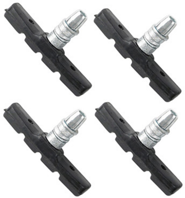 교체용 브레이크슈패드 [4개 1세트], 블랙, 1세트