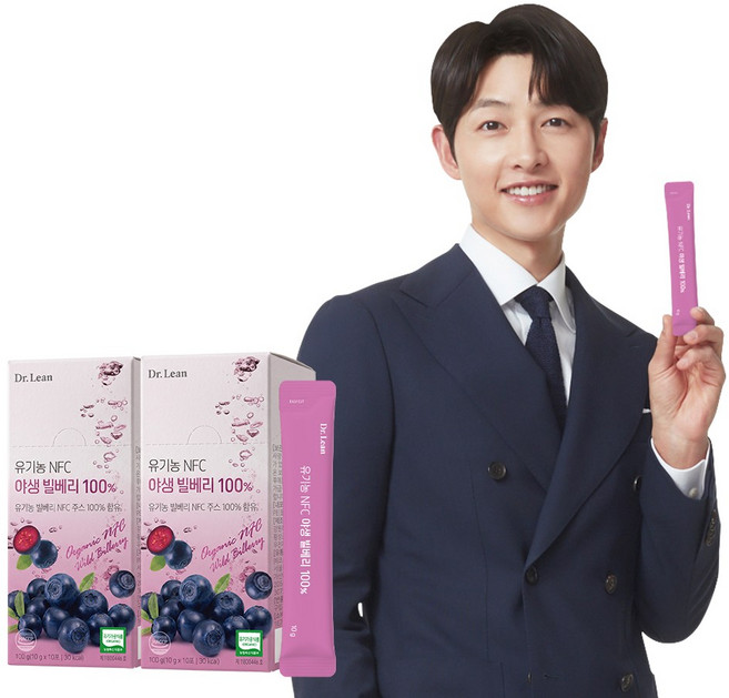 [7/6이후 예약발송][공식]닥터린 유기농 NFC 야생 빌베리 100%, 2개, 100g