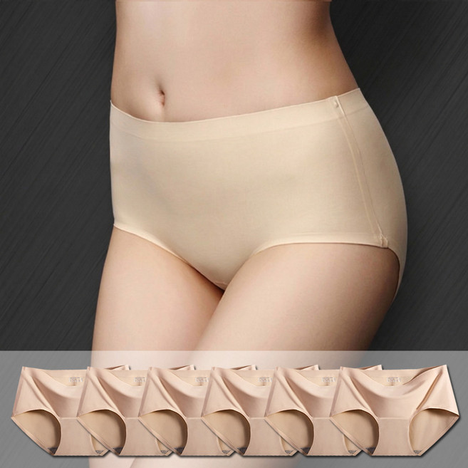 6P세트 노라인 팬티 여성 심리스 이너웨어