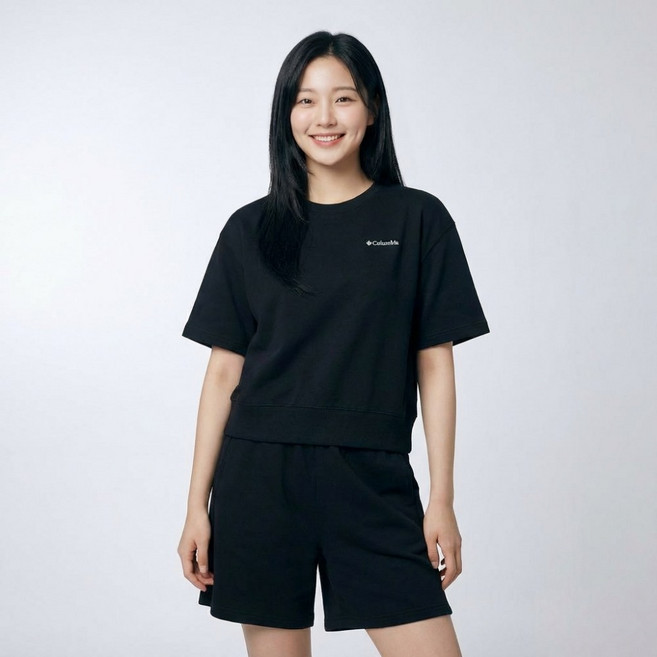 컬럼비아 여성 반팔 반바지 세트