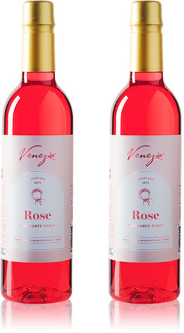 베네치아 로즈시럽 750ml 2개세트, 2개, 750g