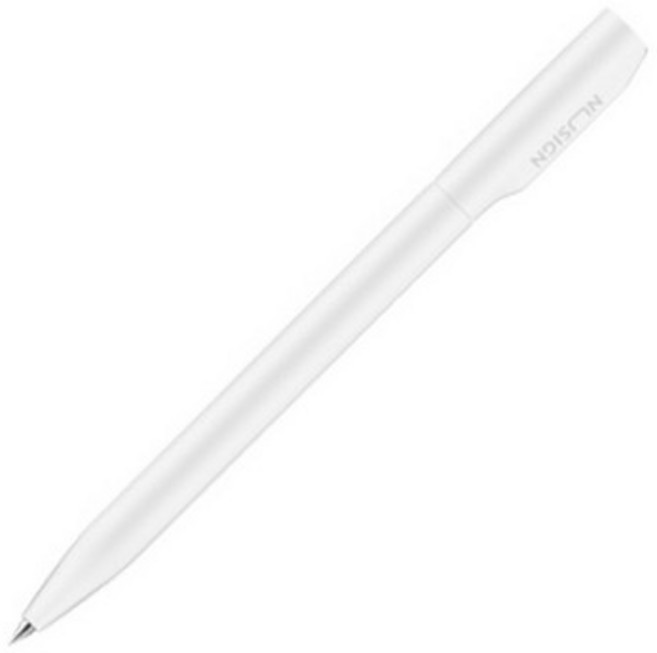 DELI 델리 누사인 ABS 트위스트 볼펜 0.5mm NS552, 화이트, 1개입