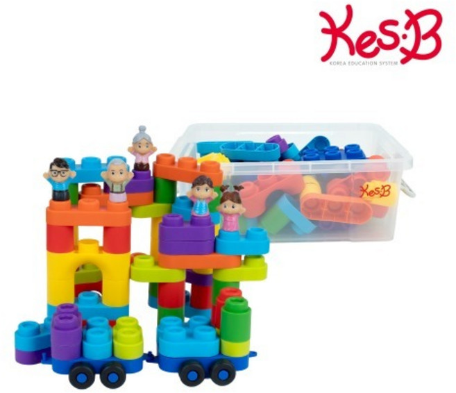 캐스B 튼튼 크리에듀 소프트두두점보블록 70p 3000