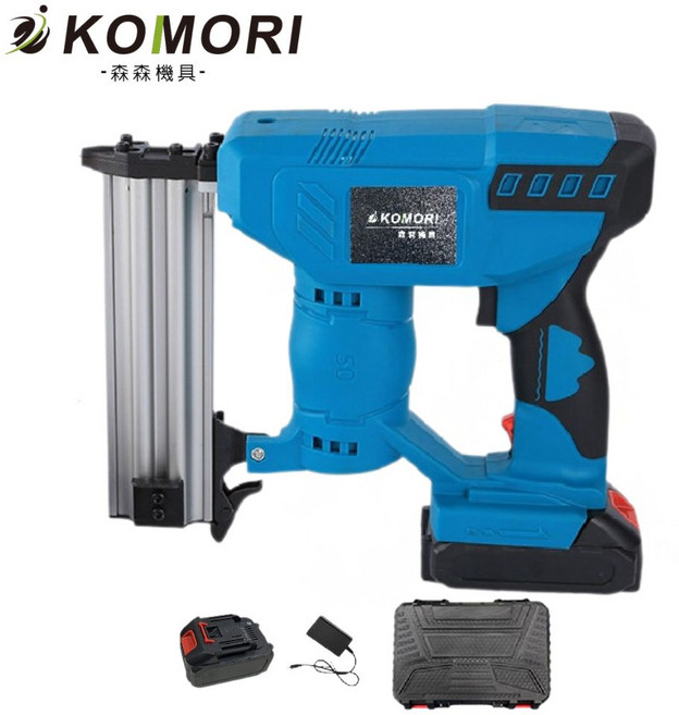 KOMORI F50角材專用無線木工釘槍 輕巧便攜 適用於家具組裝與裝潢修繕, 1套