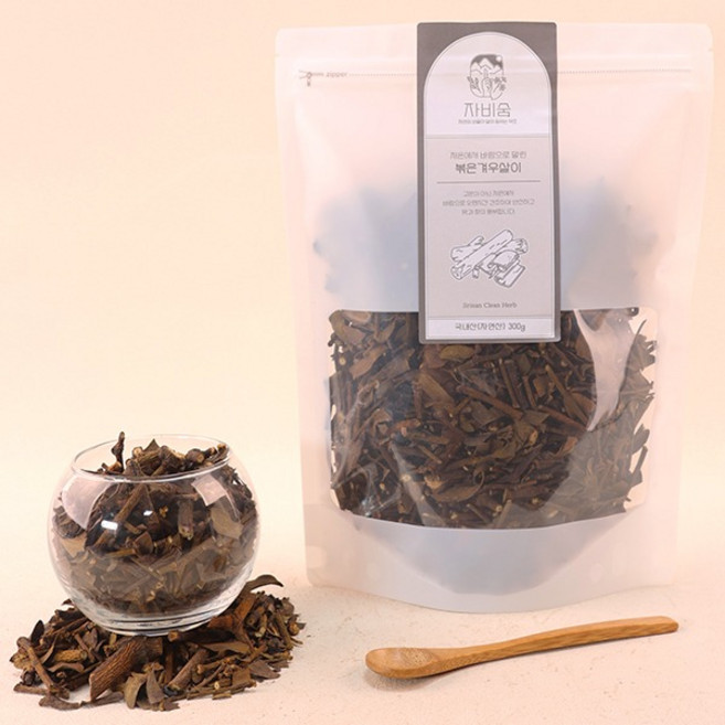 지리산 청정약초 저온건조 참나무 겨우살이(볶은)(국내산-자연산) 300g, 1개