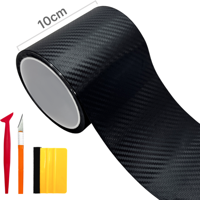 SOTT 3D 카본 자동차 PPF필름 스크래치방지 무광 PPF 3M, 무광블랙, 1개