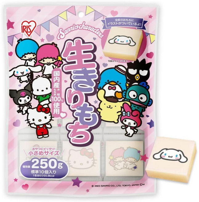 아이리스 오야마 이키리모찌 키리모찌 산리오 10개입, 3개, 250g