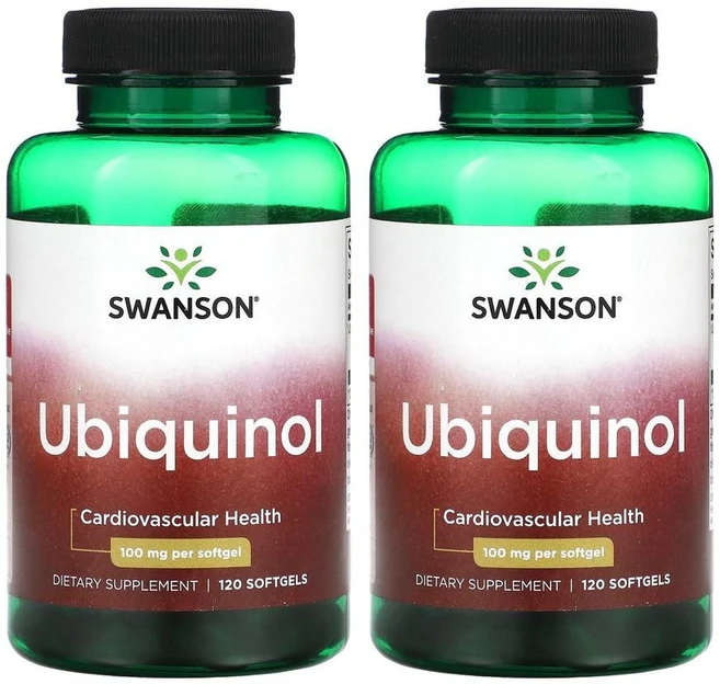 스완슨 유비퀴놀 카네카 100mg 120정 2병 Swanson Ubiquinol, 2개 - 쿠팡