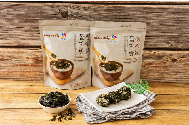 동양수산 대천김 청해심 돌자반김 4봉 8봉 12봉 우리집 주먹밥 만들기~, 8개