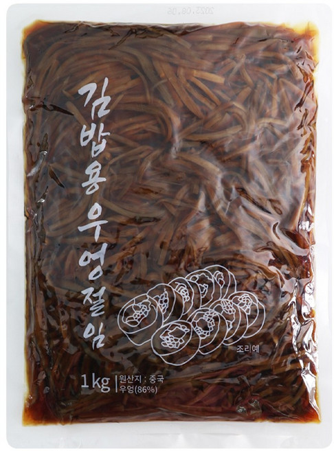 김밥용 우엉절임 1kg, 1개