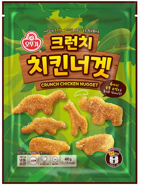오뚜기 [냉동] 크런치 치킨너겟 480g, 6개