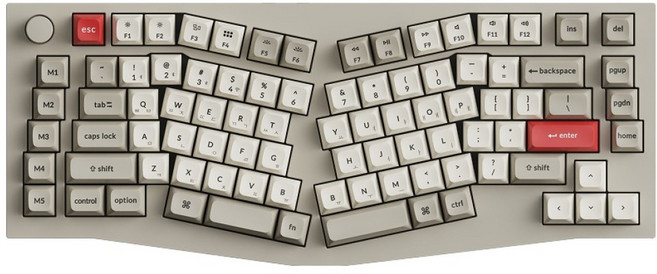 키크론 Q10 MAX 유무선 앨리스 키보드, 레트로, Keyboard/q10mse-r9, 저소음 바나나축