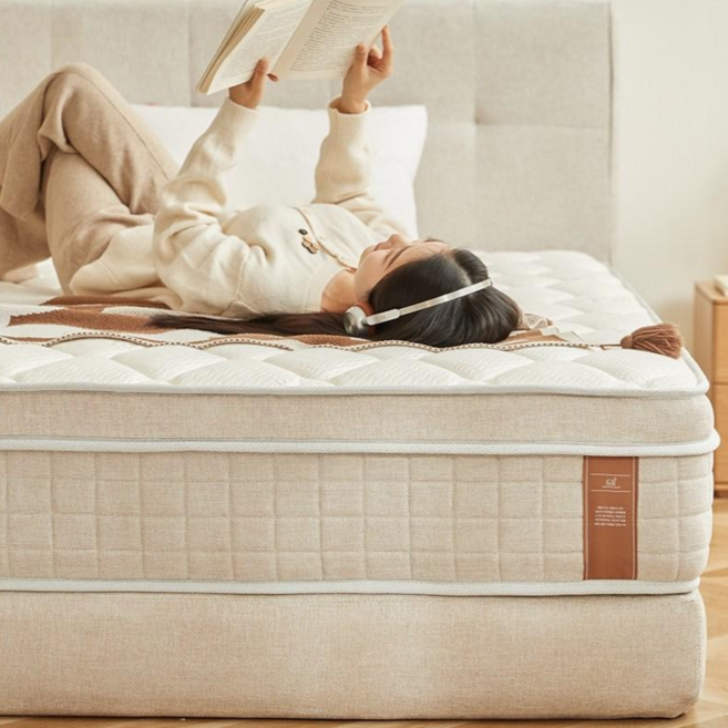 하이피러브 호텔식 하이프로파일 프리미엄 매트리스 독립스프링 기사방문 무료설치, 중간 단단함, 30cm