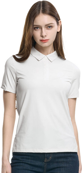 <투엘라> 여성 반팔 카라 티셔츠 / 프리미엄 나일론 원단 쿨 냉감 아웃도어 스포츠 골프 테니스 카라티