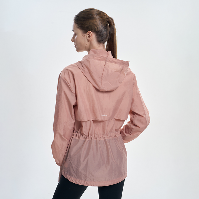 여성 바람막이 롱 자켓 윈드점퍼 바람막이 힙커버