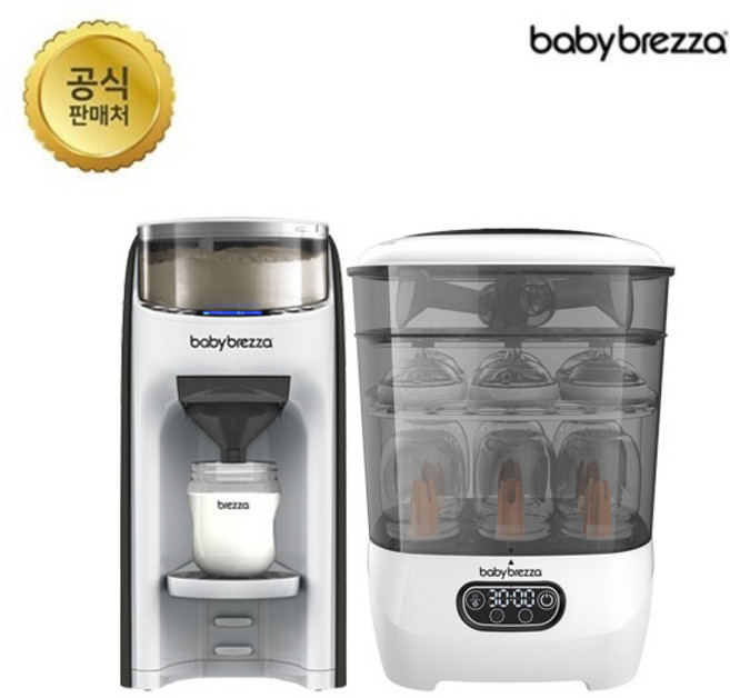 베이비브레짜 젖병소독기+분유제조기 세트, 젖병소독기+분유제조기 블랙