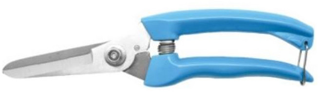 신화 다목적가위 적과가위 수공예 원예 공작 미끌림 방지, 1개