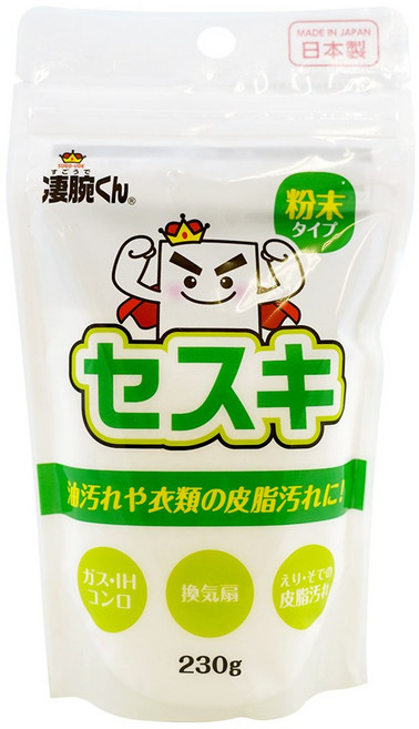 【GOOD LIFE 品好生活】日本製 淒腕君倍半碳酸鈉去污粉（230g）, 230g, 1個