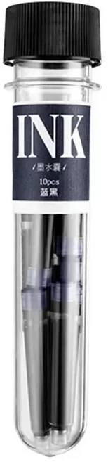 플래티넘 컨버터 잉크 펜 흡인기 만년필 및 병 학교 사무실 용 피더 그리기, 1 Bottle blueblack