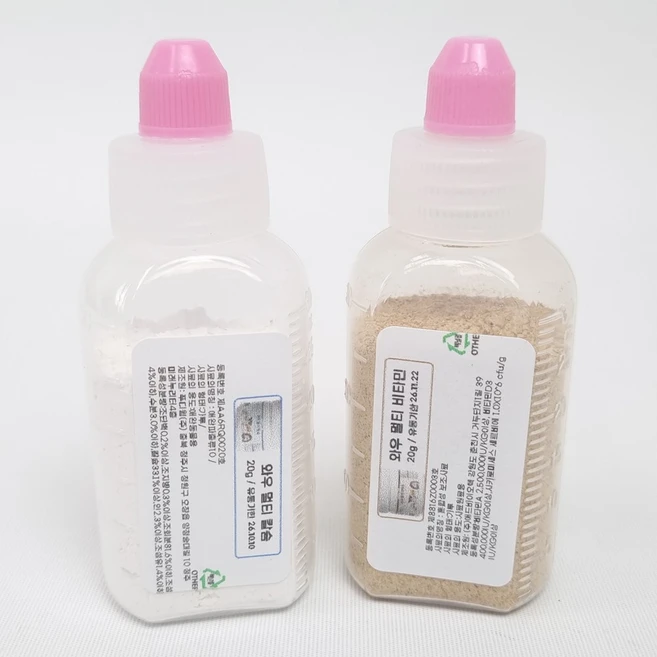 와우 멀티 햄스터 소동물 영양제, 1개, 칼슘 소분, 20g - 쿠팡