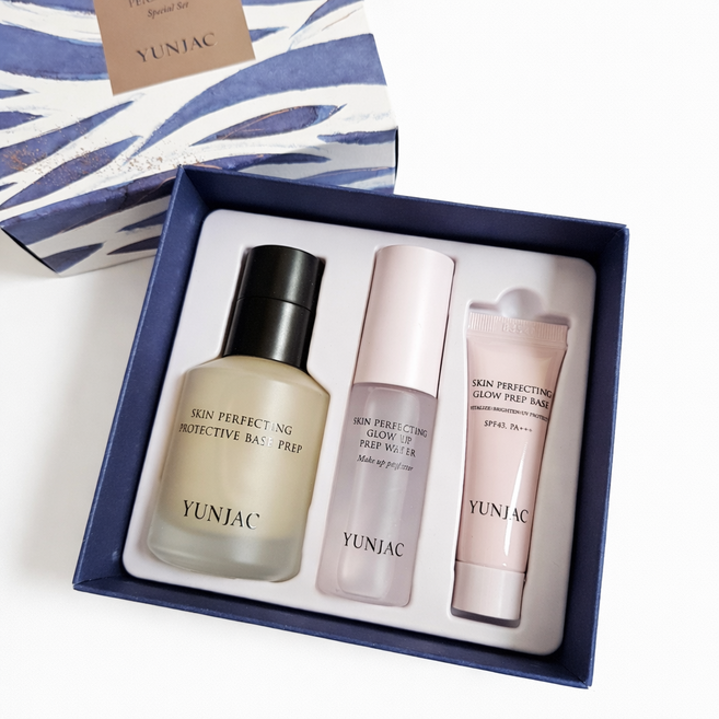 연작 스킨 퍼펙팅 프로텍티브 베이스 프렙 세트, 1개, 프렙 3종 세트 (블루 박스)