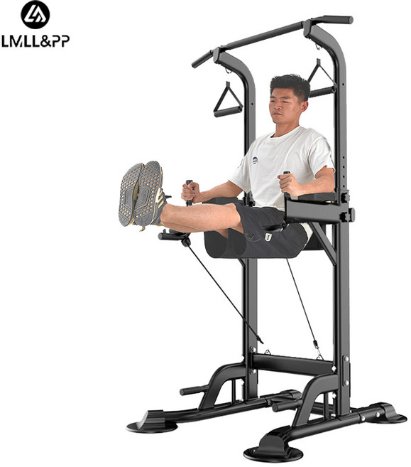 국내당일배송 철봉 턱걸이 가정용 헬스 운동기구 치닝디핑 철봉, 블랙