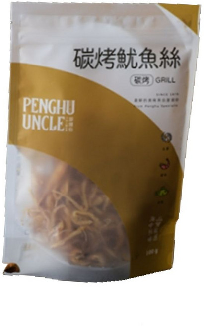 澎湖伯 碳烤魷魚絲, 100g, 1個
